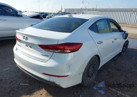 2017 Hyundai Elantra Limited z USA, uszkodzony, nr VIN 5NPD84LF5HH000558